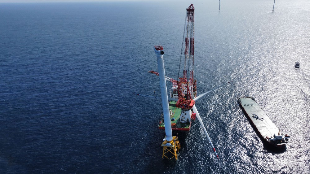 精銦03項目組創佳績：6天組裝完2臺風機